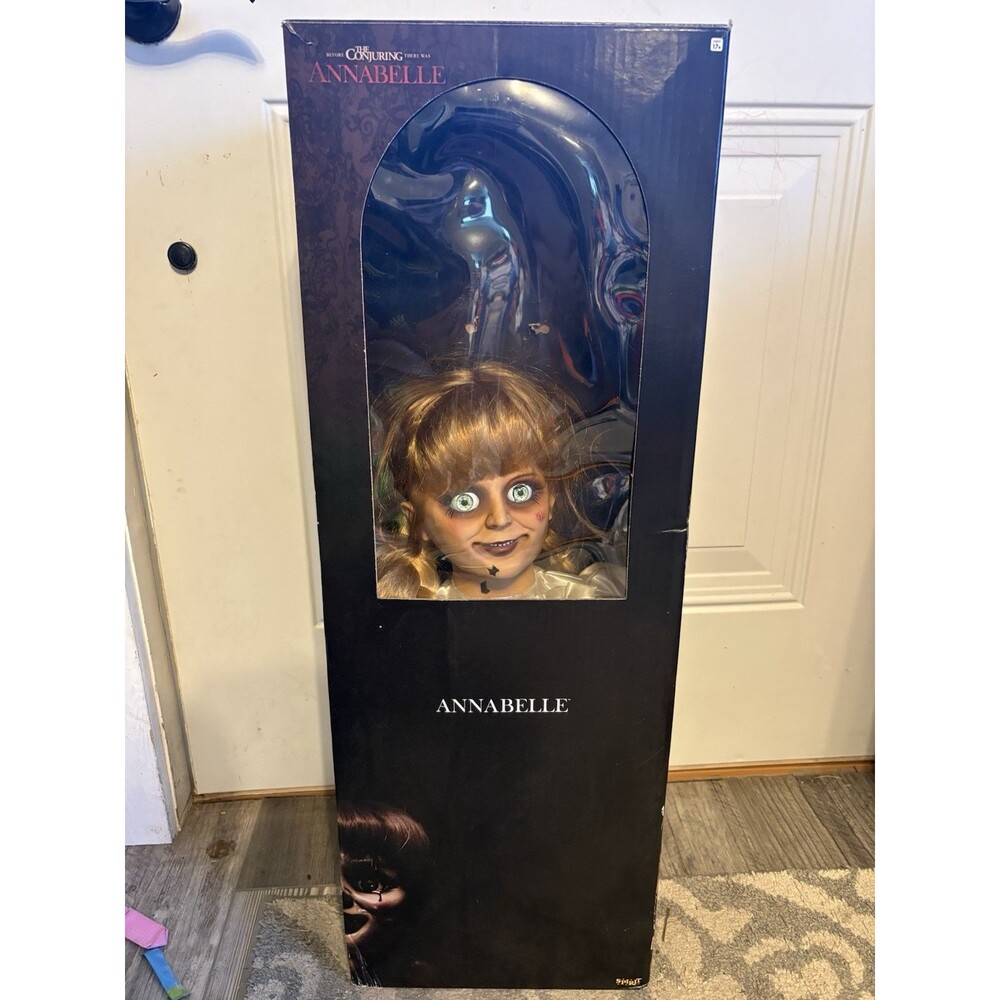 Spirit Halloween Annabelle 30" TALL The Conjuring Doll Haunted Horror
